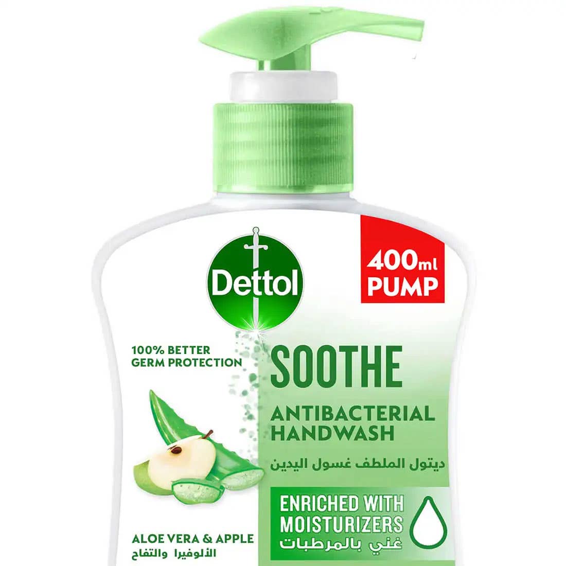 Dettol Hand Wash Soothe Aloe Vera & Apple 400 ML