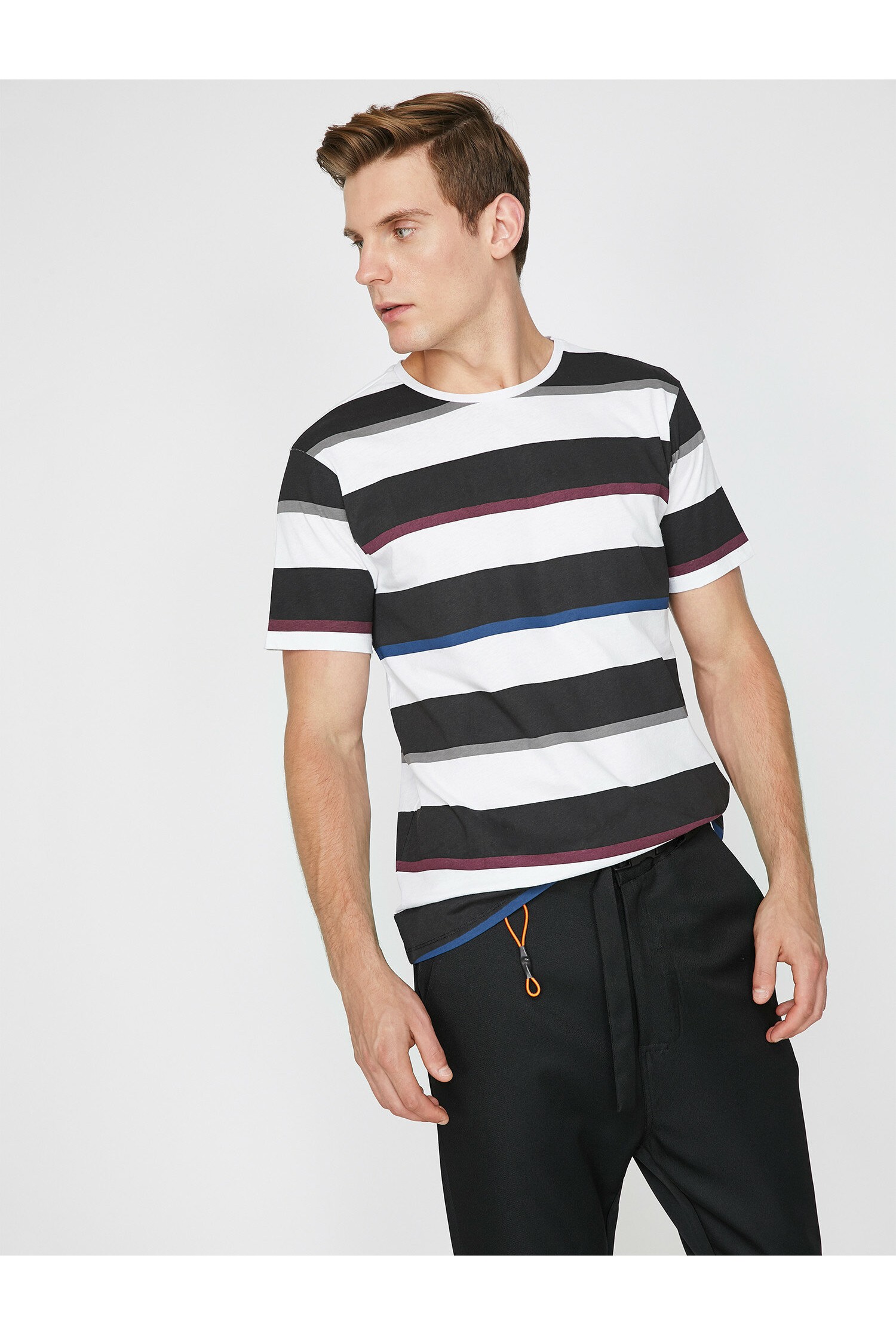 men's striped T-shirt