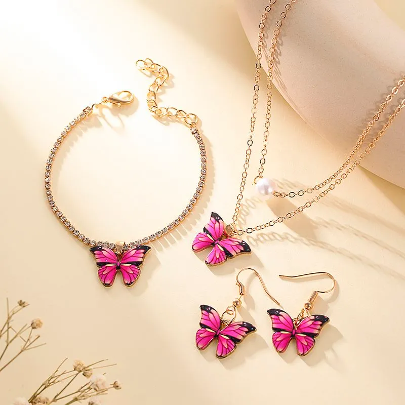 Soft butterfly accessories set
