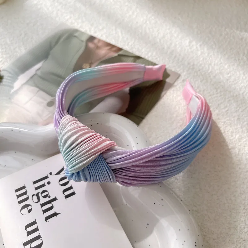 Colorful fabric hairband