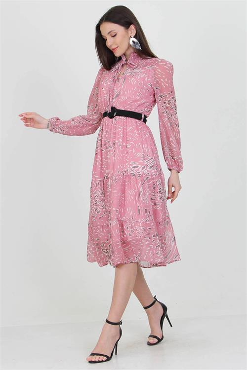  pink midi dress