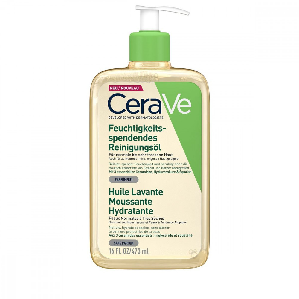 CeraVe Skin Moisturizing Cleansing Foaming Oil - 473 ml