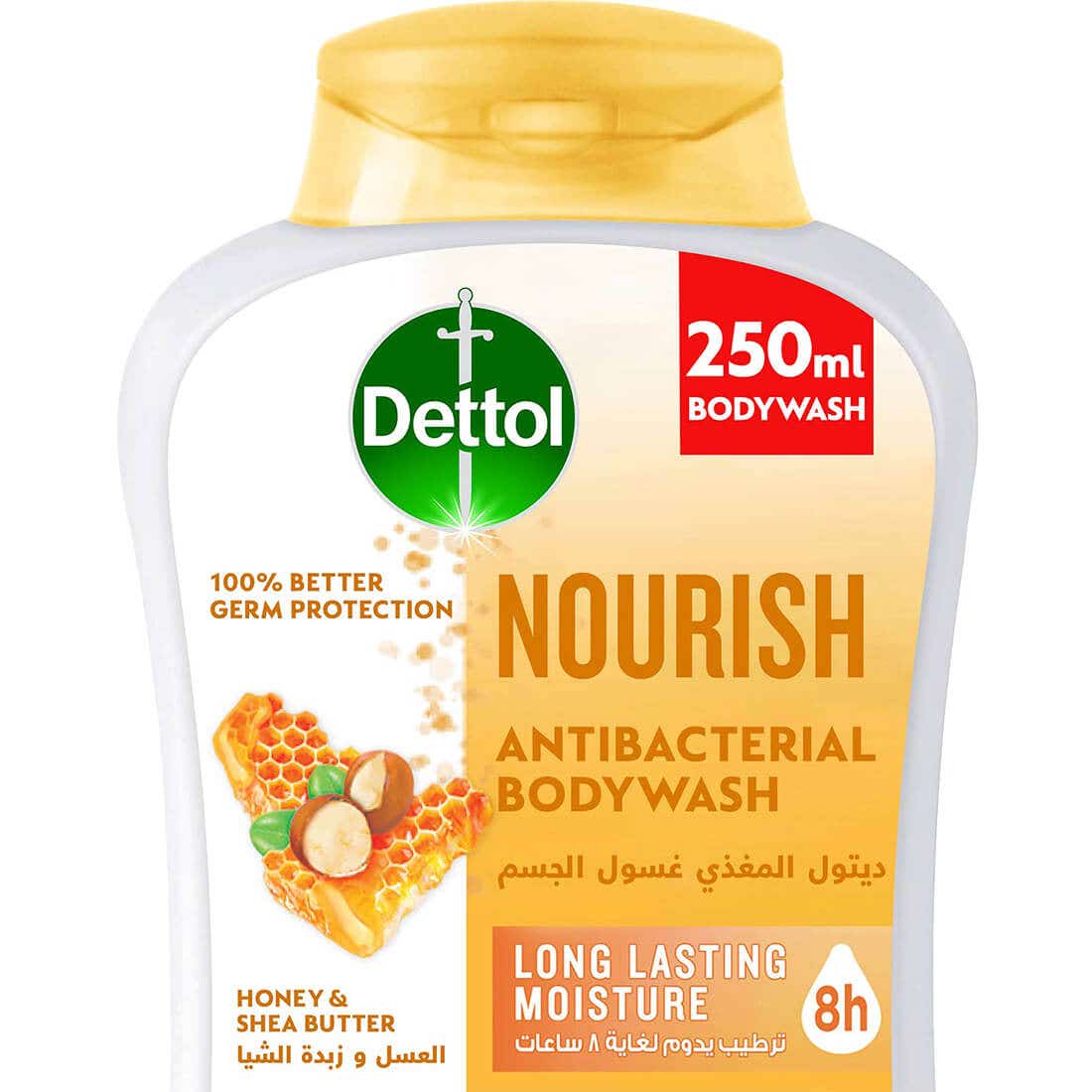 Dettol Shower Gel Nourish Honey 250 ML