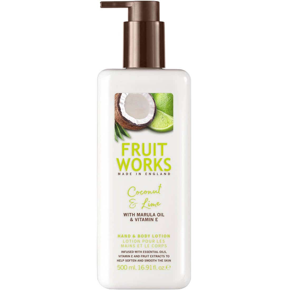 Fruitworks coconut body lotion 500ml