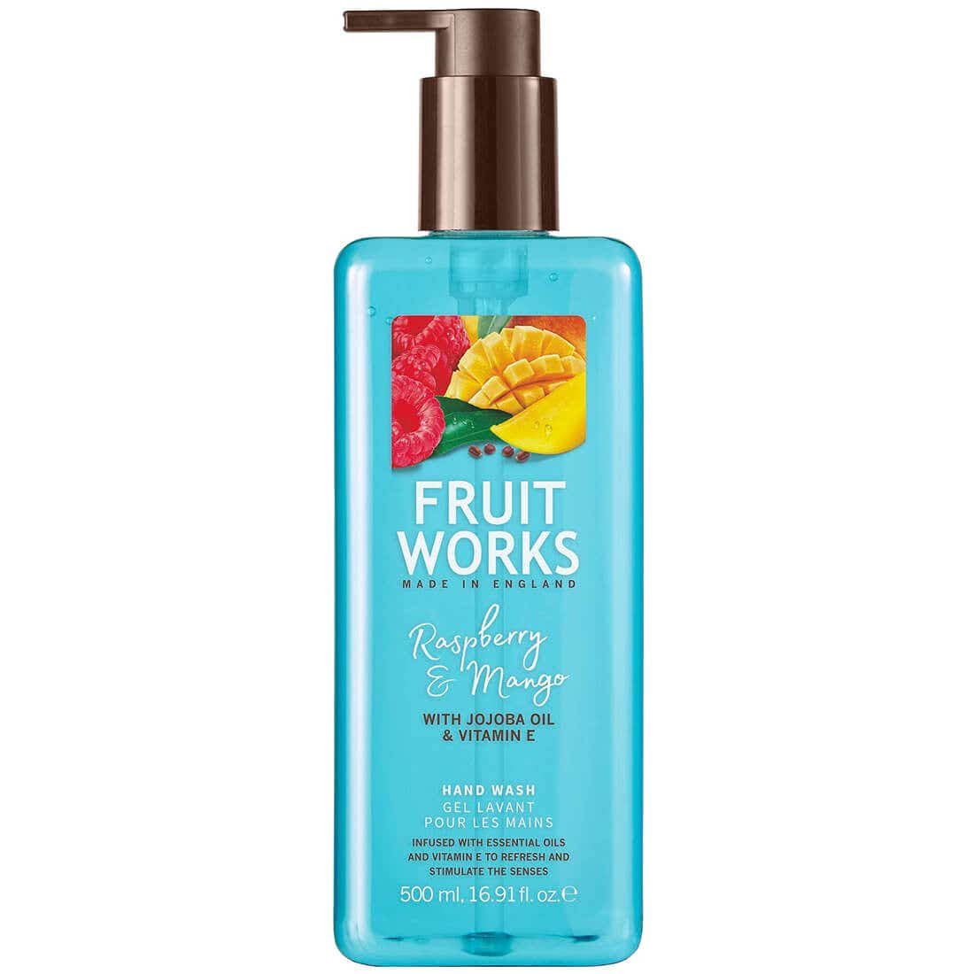Fruitworks Raspberry and Mango Liquid Hand Soap 500ml
