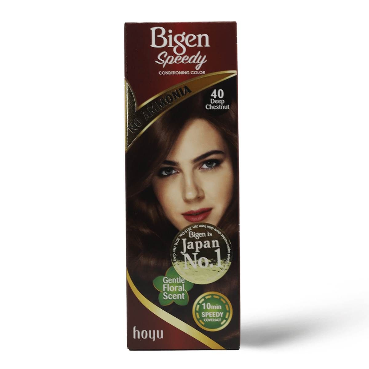 Bigen women's hair dye without ammonia dark chestnut