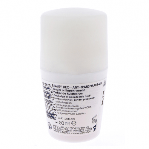 Vichy Beauty Deo Anti-perspirant 48Hr Roll On Deodorant - 50ml