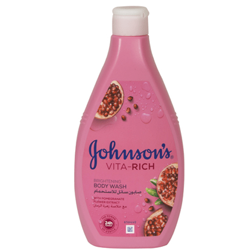 Johnsons Vita Rich Brightening Body Wash With Pomegranate Flower Extract - 250ml