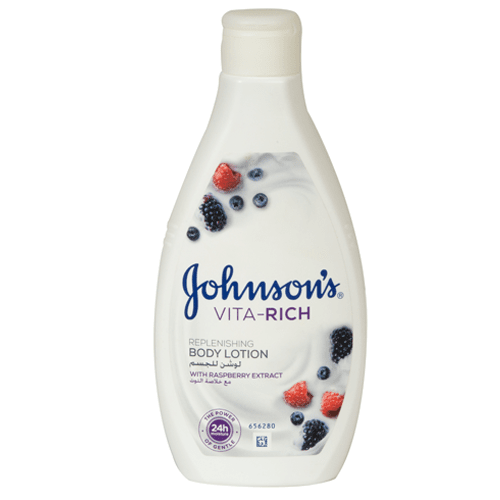 Johnsons Vita Rich Body Lotion With Raspberry Extract - 250ml