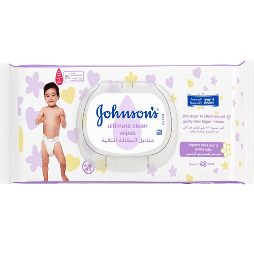 Johnsons Ultimate Clean Wipes - 48 Wipes