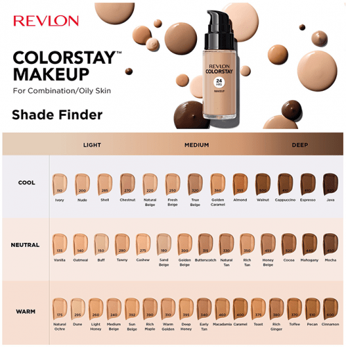 Revlon ColorStay Foundation For Combination and Oily Skin With 15SPF - 30ml
