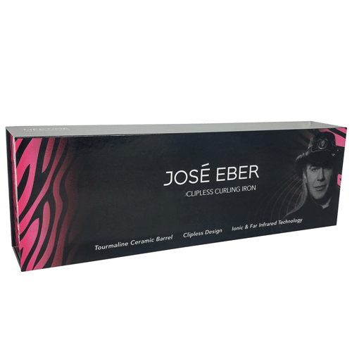Jose Eber Clipless Curling Iron - 13mm - Pink & Black