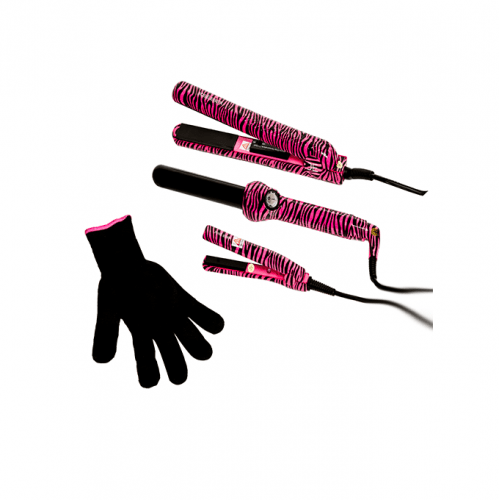 Jose Eber Styling Tool Set - 25mm - Pink Zebra