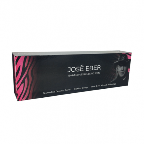 Jose Eber Clipless Curling Iron - 19mm - Pink Zebra