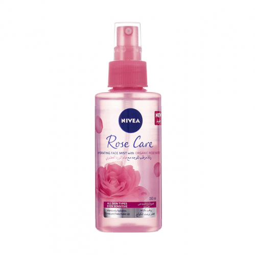 Nivea Rose Care Face Hydrating Mist With Organic Rose Water-150ml