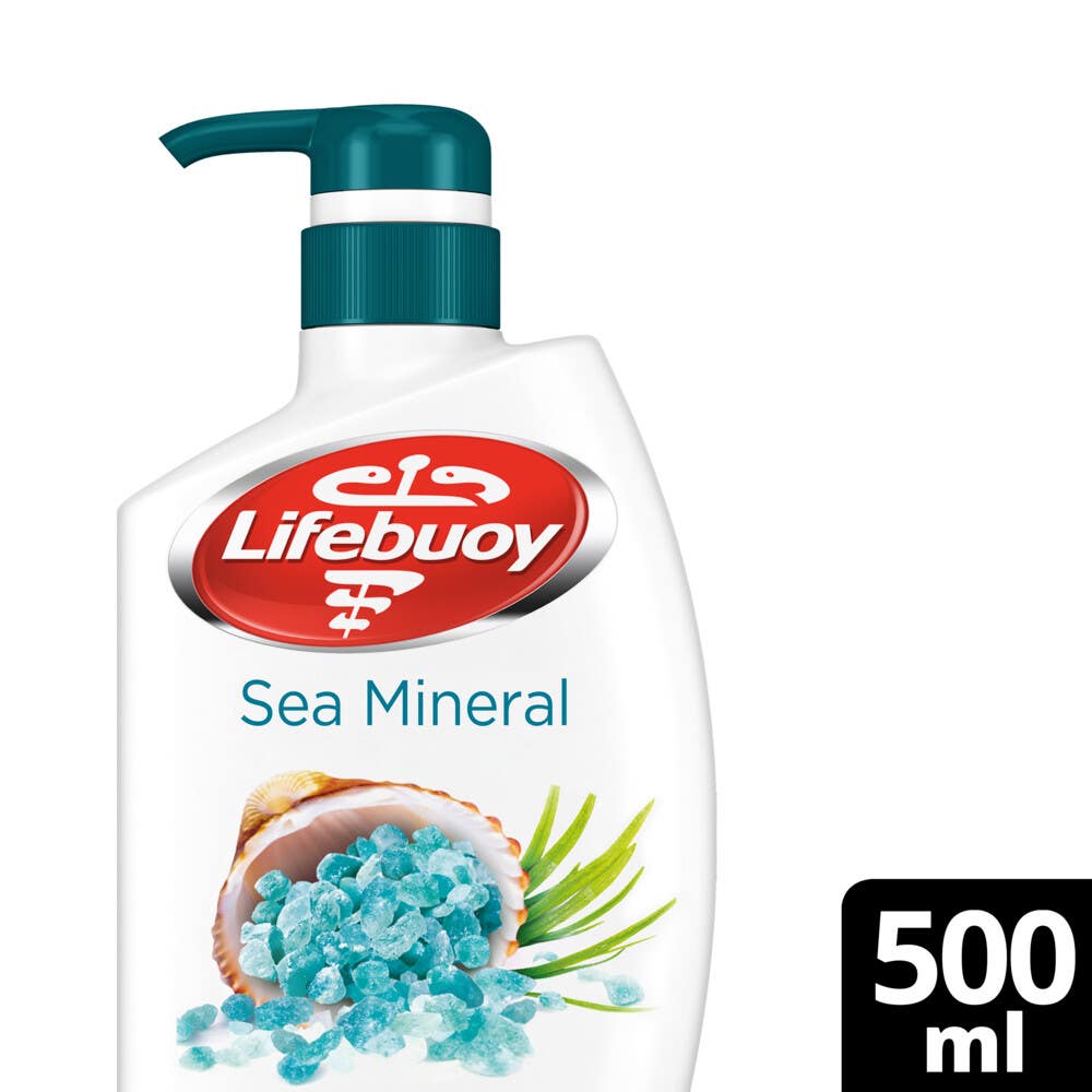 Lifebuoy Body Wash Sea Minerals & Salt 500 ML
