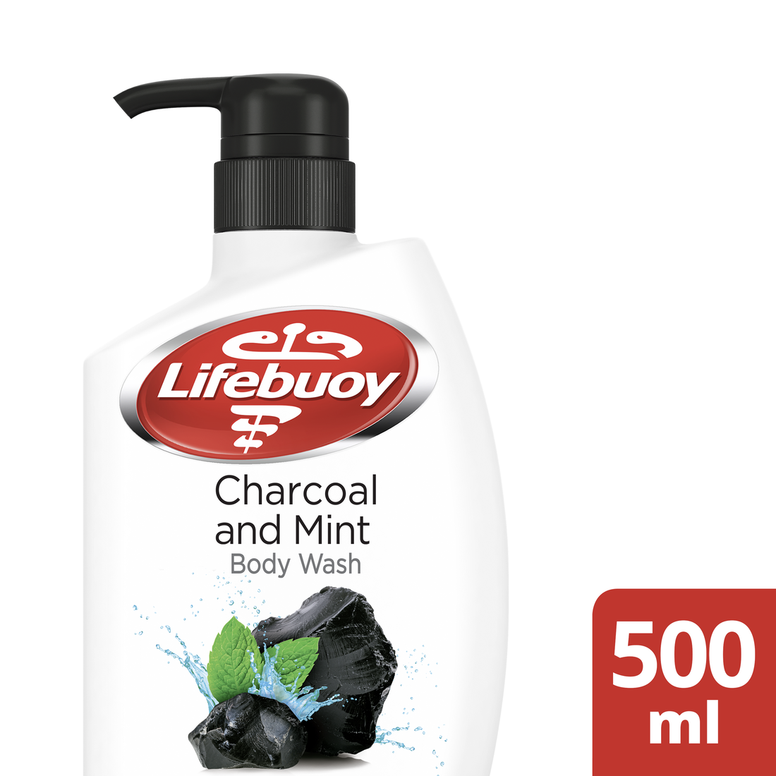 Lifebuoy Hand Wash Charcoal & Mint 500 ml