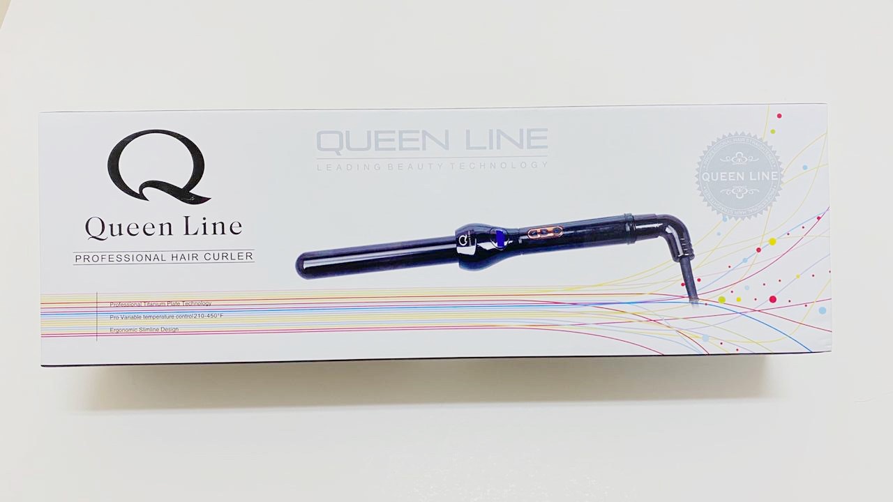 Queen Line - Curling iron Digital Black Size-19