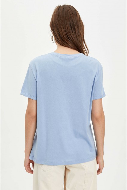 light blue t-shirt Defacto
