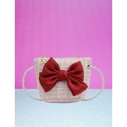 A bag with a big bow