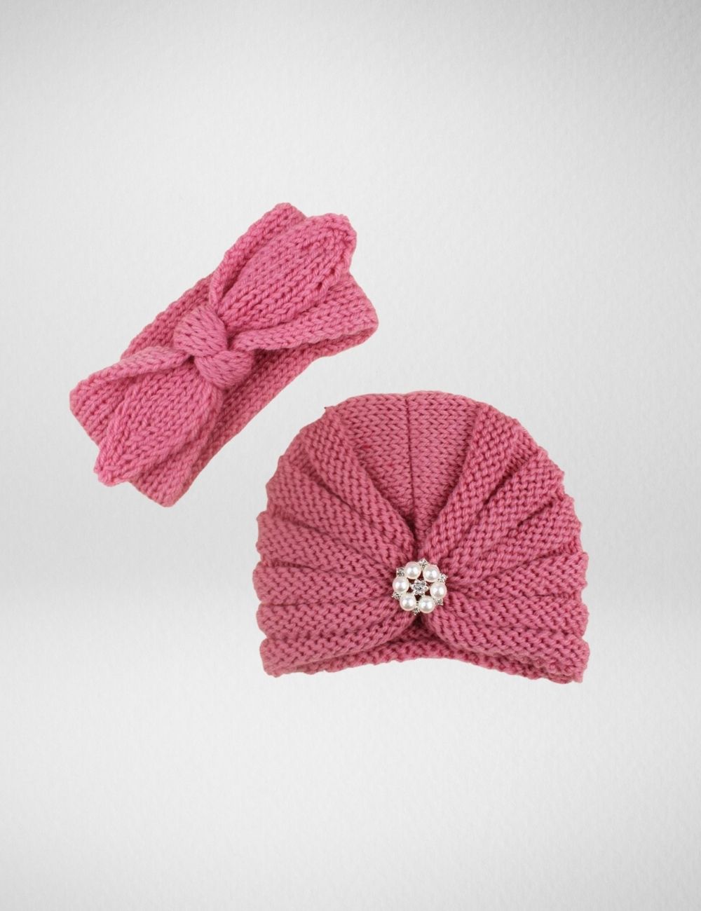 Baby hair tie and hat