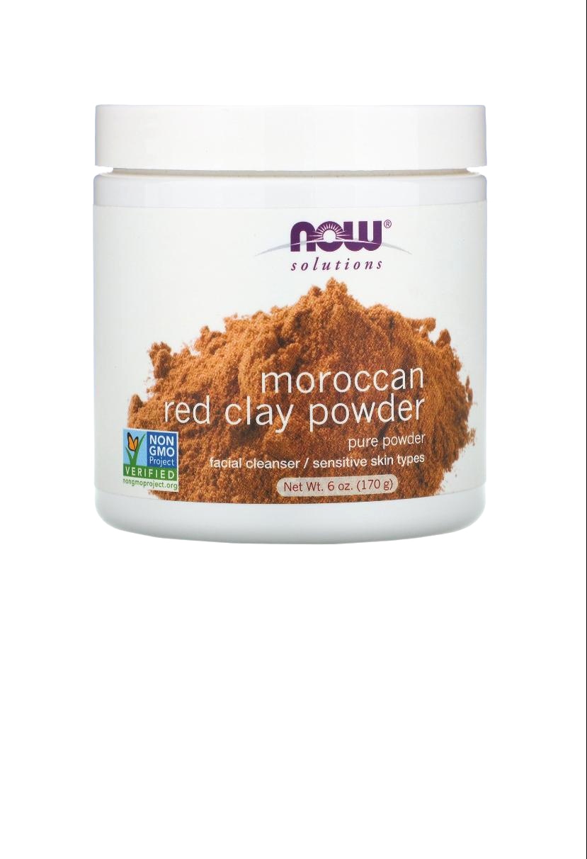 Now Foods, Solutions, Moroccan Red Clay Powder, 6 oz (170 g)