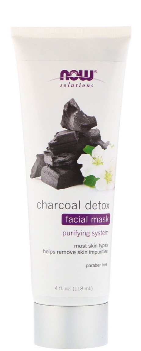 Now Foods, Solutions, Charcoal Detox Facial Mask, 4 fl oz (118 ml)