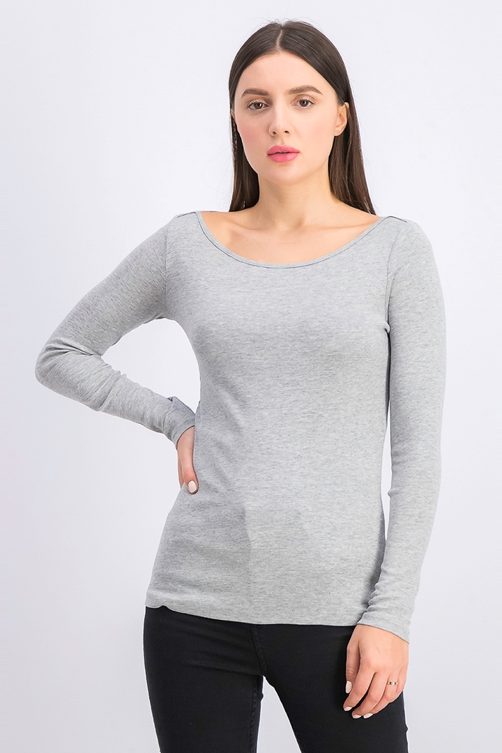 Women's gray blouse