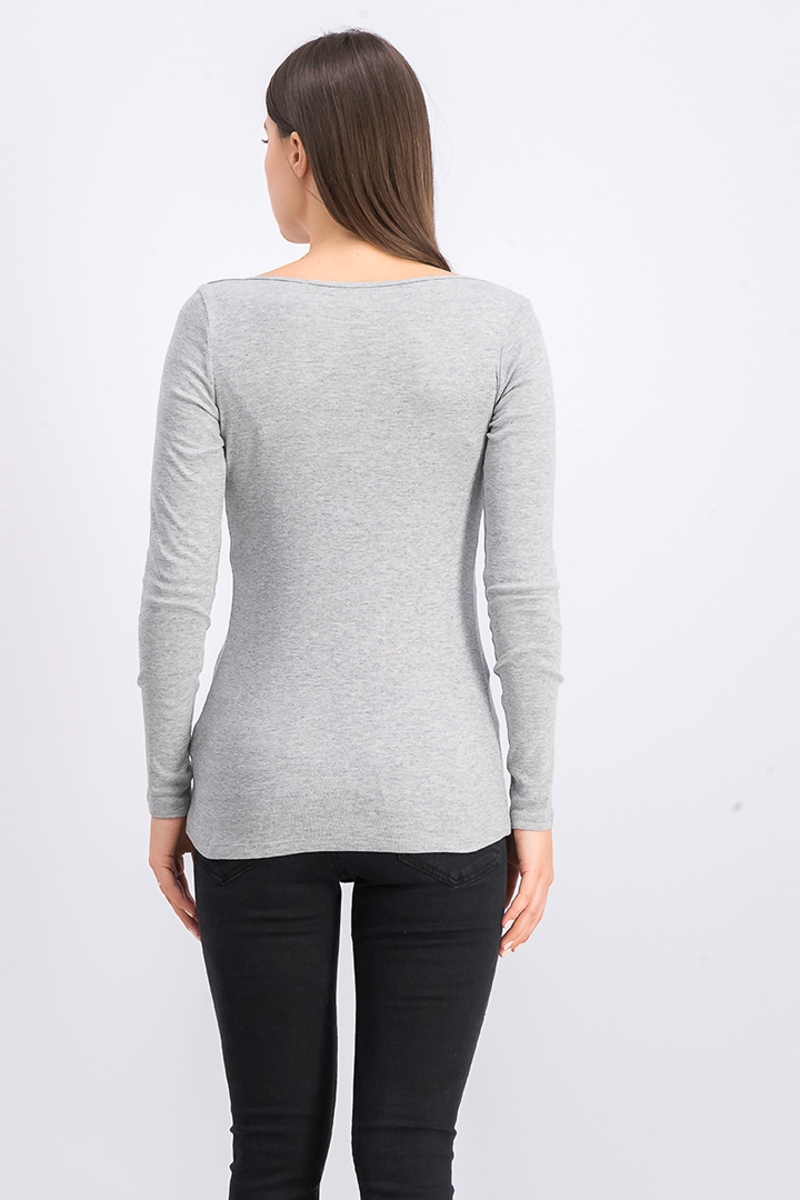 Women's gray blouse