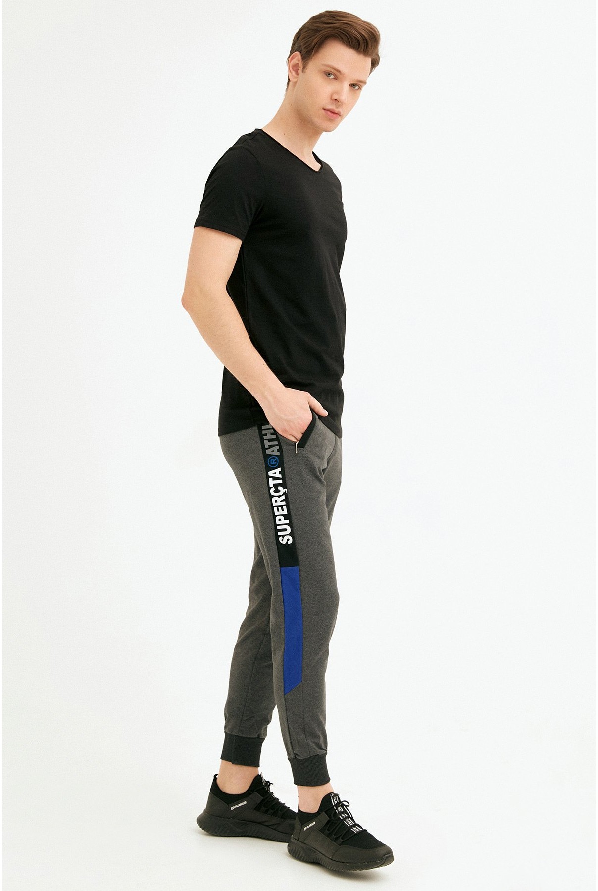 Men's pants with writing