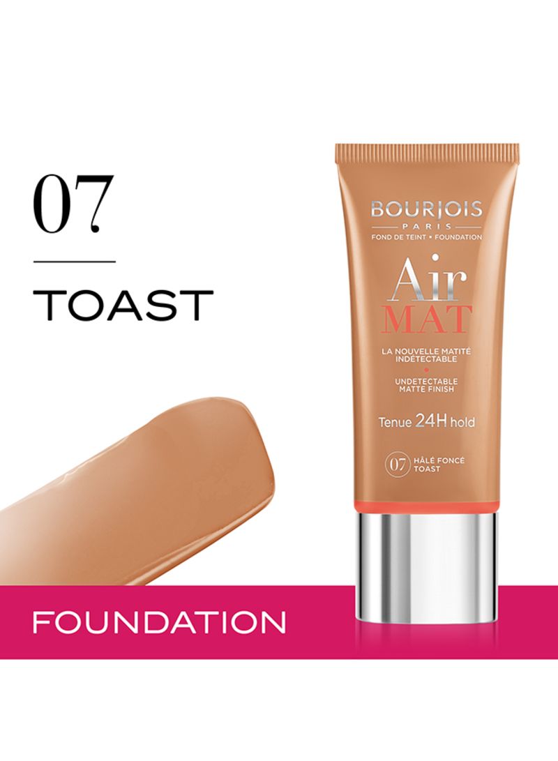 Bourjois - Air Mat 24H Hold Foundation 07 - Toast