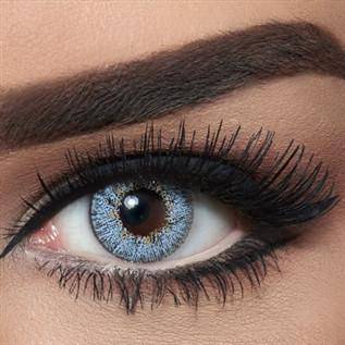 Bella Coloured Contact Lenses Natural - Gray Blue