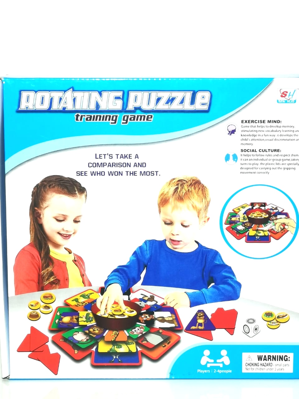 ROTAING PUZZLE TRAINING GAME